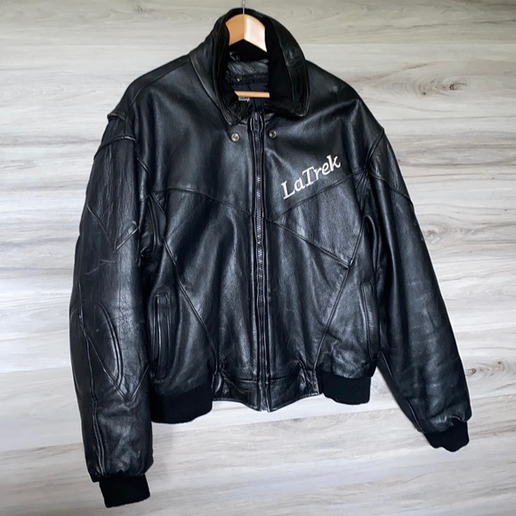 LaTrek Other - Men's Vintage Heavy Leather Thinsulate Lined Motorcycle Jacket